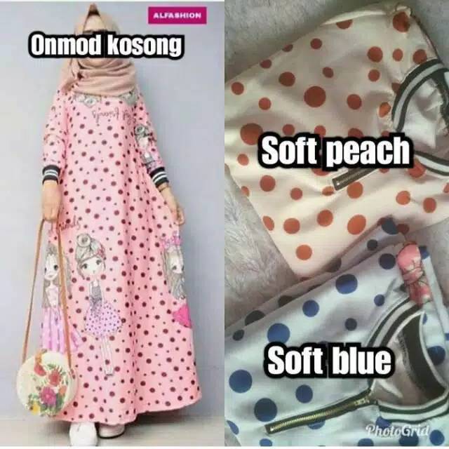 Safa maxy 3 gamis fendi gamis scuba import premium gamis skuba gamis impor gamis bimber gamis busui