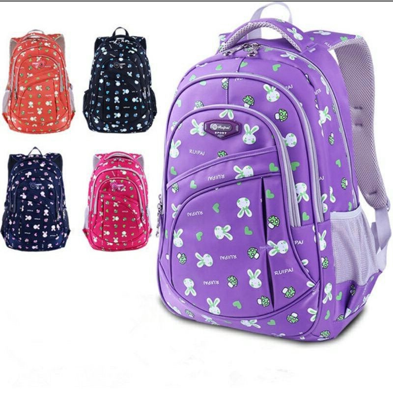 Ransel Anak Perempuan Tas Anak Sekolah Simple SD dan TK Laki Laki Garsel FKT 5929 Backpack Cowok Ransel Punggung Gendong
