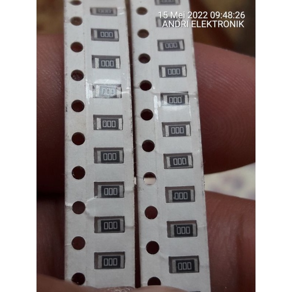 10 PCS 0 Ohm RESISTOR SMD