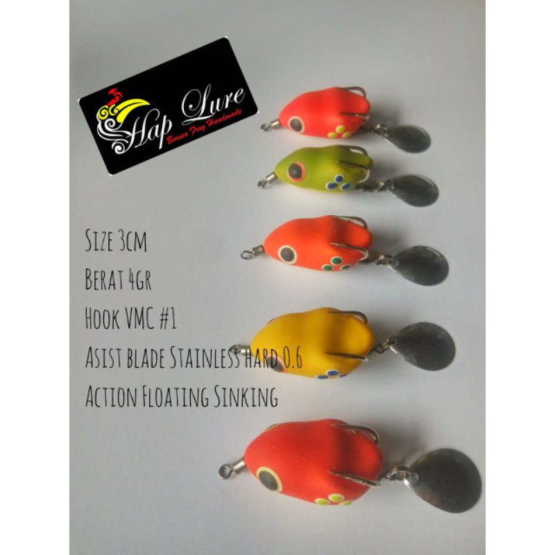 SOFTfrog/umpan pancing karet