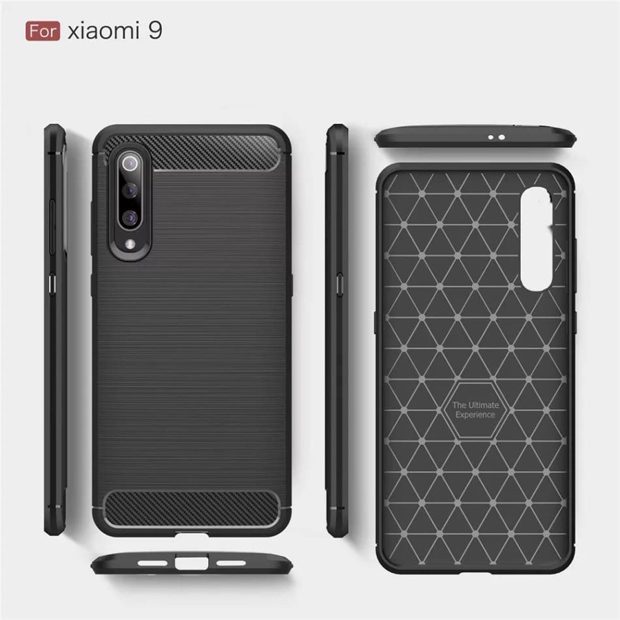 CASE SLIM FIT CARBON IPAKY XIAOMI MI 9 SOFTCASE - FA