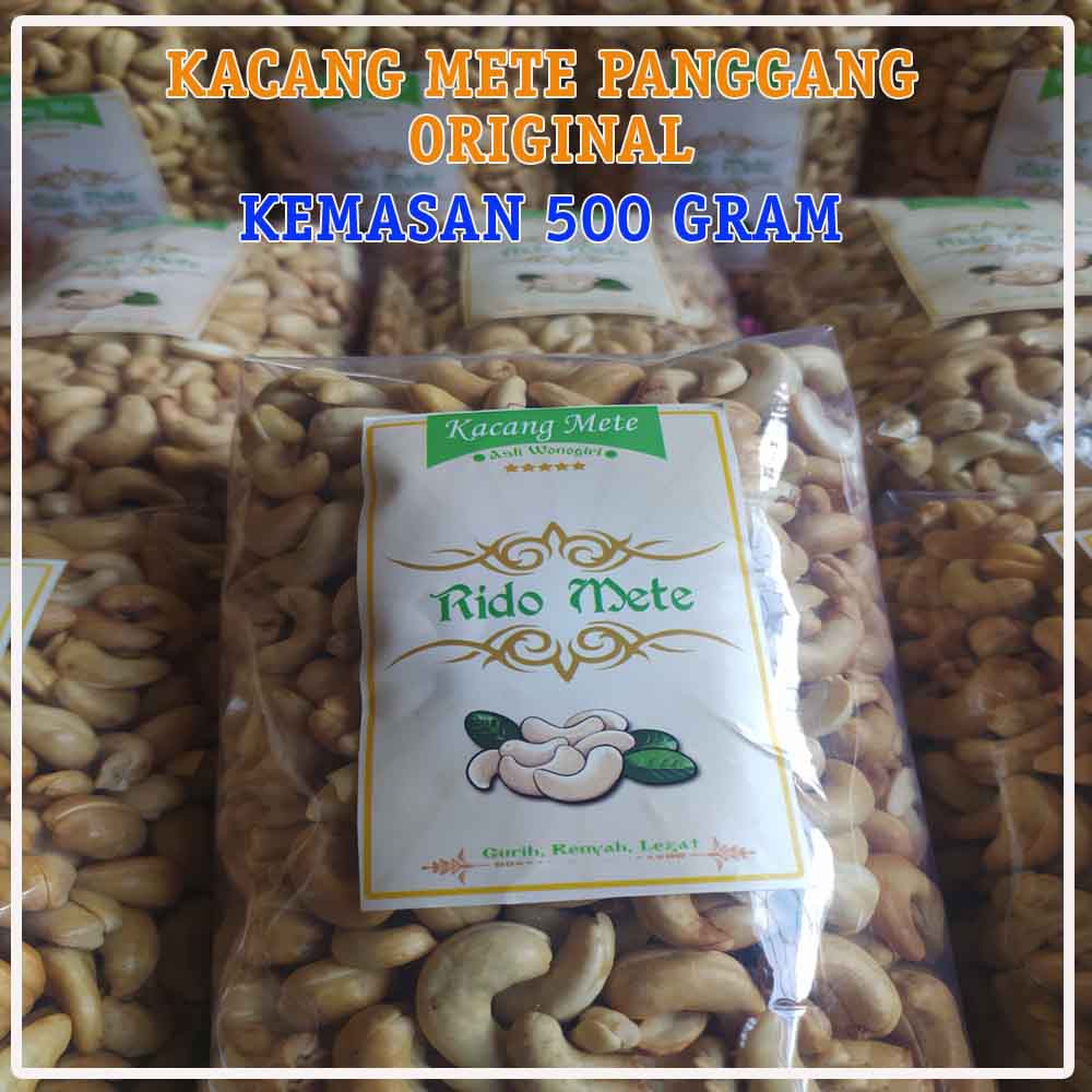 

Kacang Mete/Mede/Mente Panggang Oven Matang 500 Gr Murah Asli Wonogiri