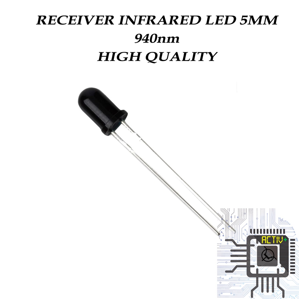 INFRARED LED 5MM RECEIVER IR LED PENERIMA INFRARED 940NM 850NM