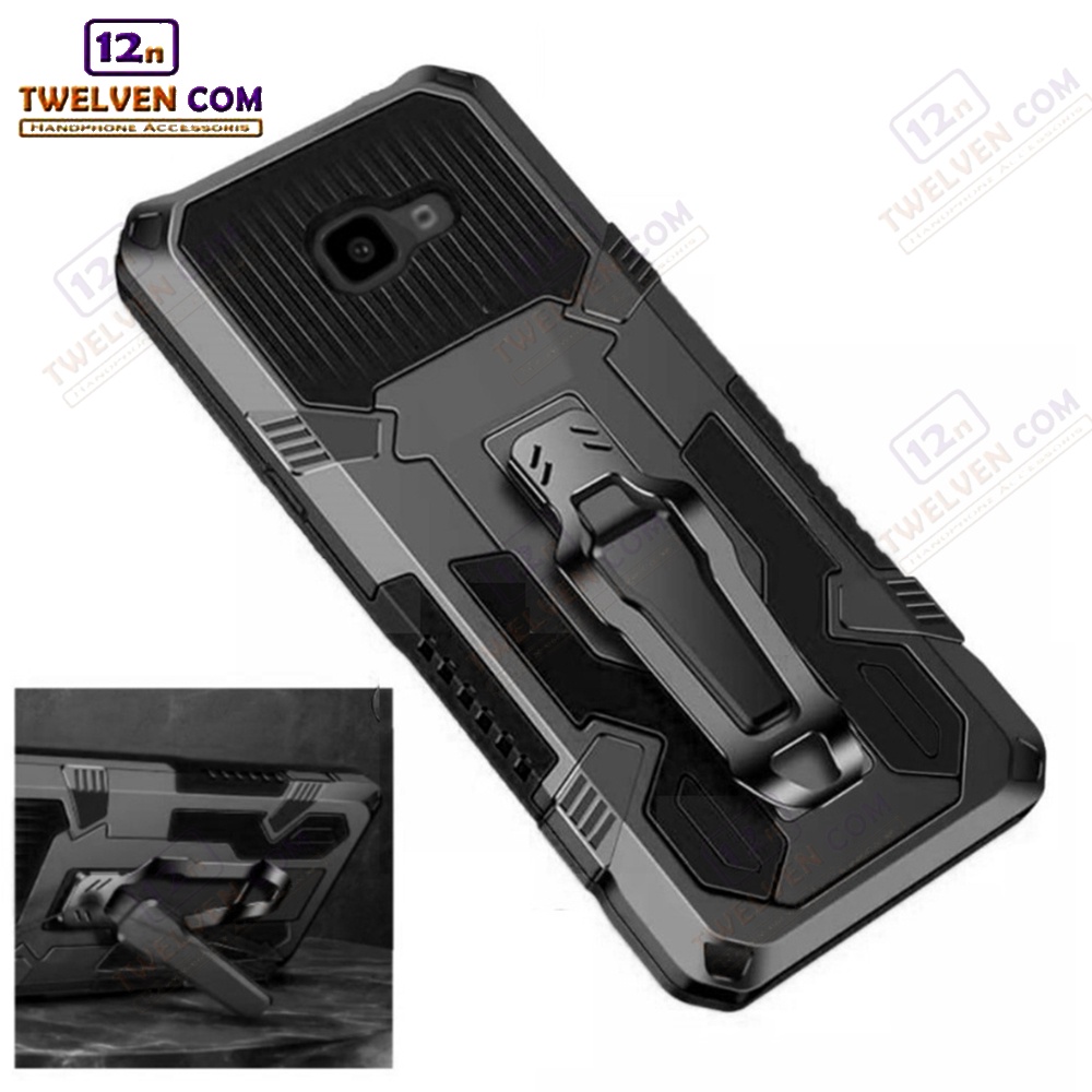 Case Shockproof Samsung J2 Prime / J4 Plus / J6 Plus / J7 / J7 Core / J7 Prime - Armor Hardcase Stand Clip