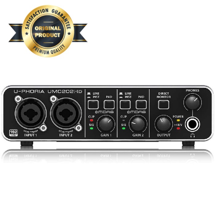 Soundcard Behringer UMC 202HD UMC-202HD UMC202HD UMC 202 Original