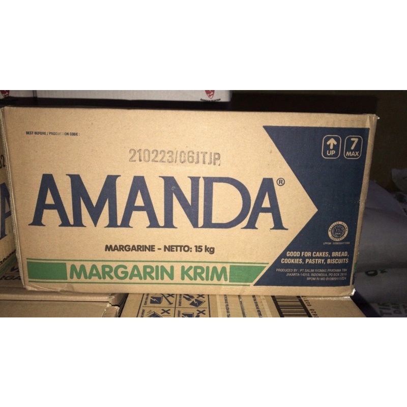 

AMANDA krim 15kg Mentega