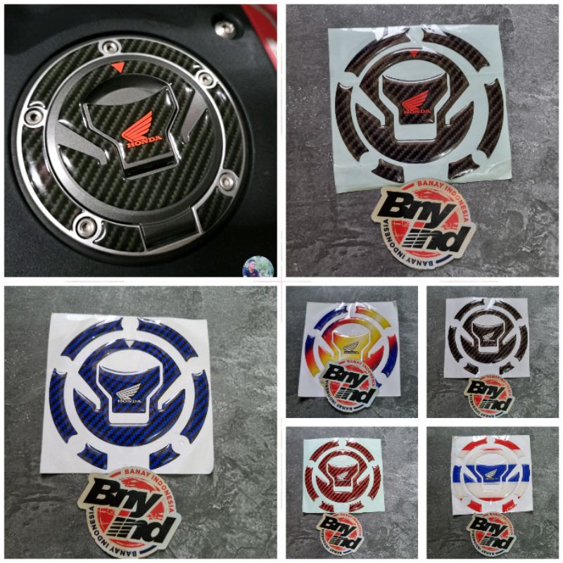 STICKER TUTUP BENSIN MOTOR HONDA CBR 150 CB R 150 TIMBUL