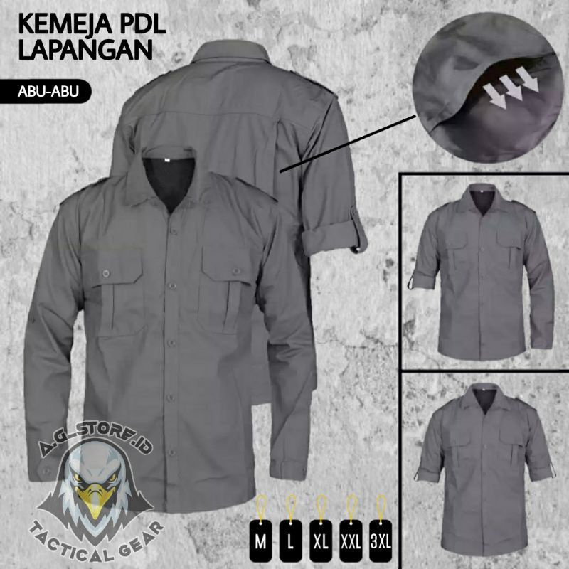 Grosir Baju Kemeja Seragam PDL Lapangan | Baju Kemeja Taktikal | Hem Atasan Kemeja