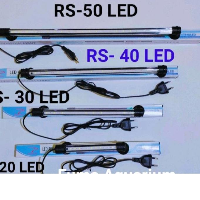 DISKON BRANDS FESTIVAL Lampu Celup Aquarium ROSSTON RS-20 LED, 30-LED, 40-LED, 50-LED buruan