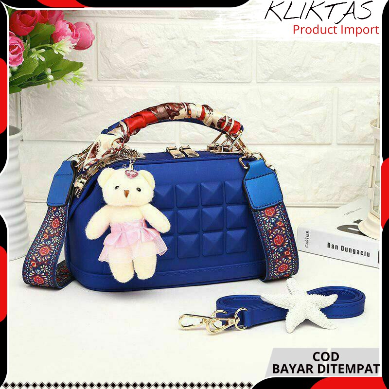 LB 413 Doctor Jelly Studded 066-1 Free Gantung Boneka + 2 KL