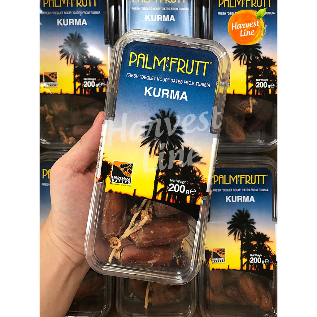 BUAH KURMA KORMA merk PALM FRUIT 200gr [HARVEST LINE]