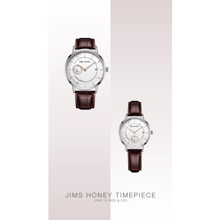 JHW 15 COUPLE WATCH JIMS HONEY ORI JAM TANGAN PRIA WANITA QUARTZ STAINLESS WATCH ANTI AIR MURAH CEWEK COWOK JHW15