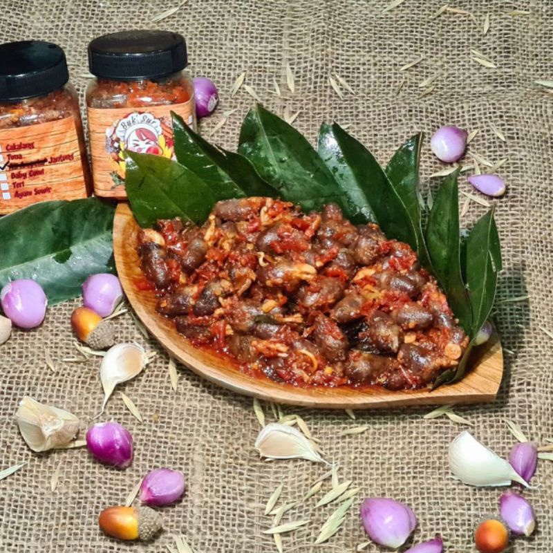 

Sambal goreng jantung ayam sambal merah 225Gr