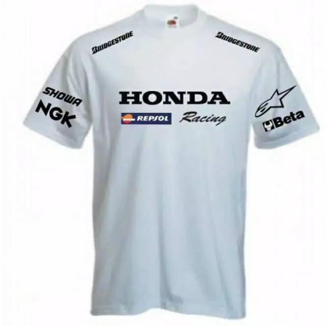 Tshirt kaos HONDA REPSOL FULL SPONSOR