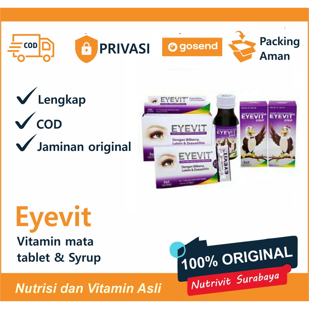 EYEVIT VITAMIN MATA ISI 6 TABLET / SYR 60 ML