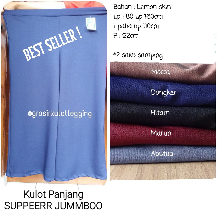 Kulot Panjang Super Jumbo - Lemon skin-1