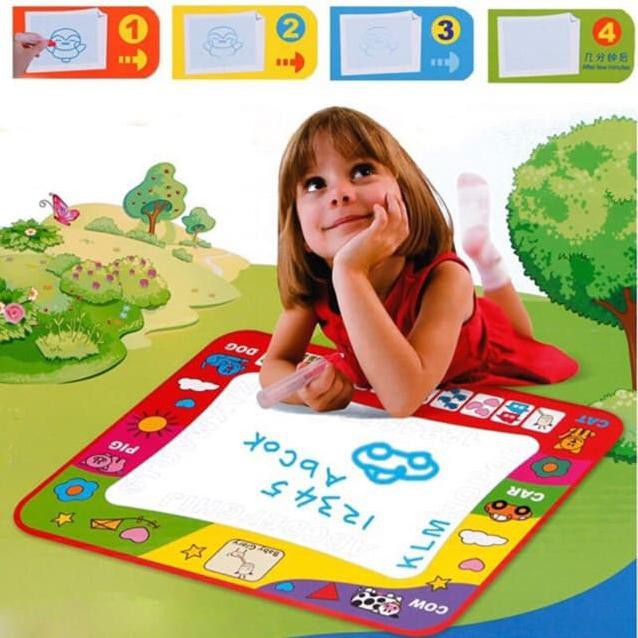 

WATERDOODLE MAT BIG - 80X60CM / KARPET MELUKIS/ WATER DOODLE MAT TERBARU