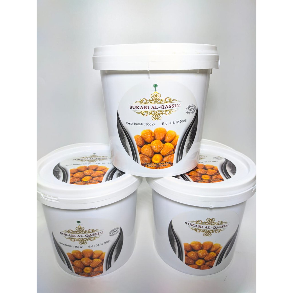 Kurma Sukari ember kemasan 850gr