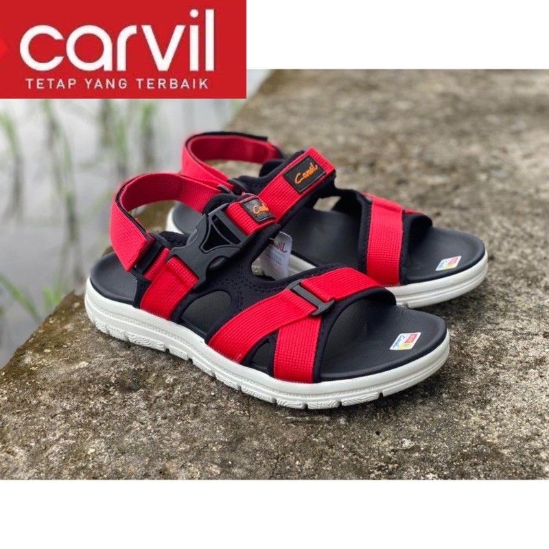 Sandal Kekinian Gunung Premium Pria CARVIL  Sandal Hiking Pria Outdoor Sandal Korea Terlaris 2021