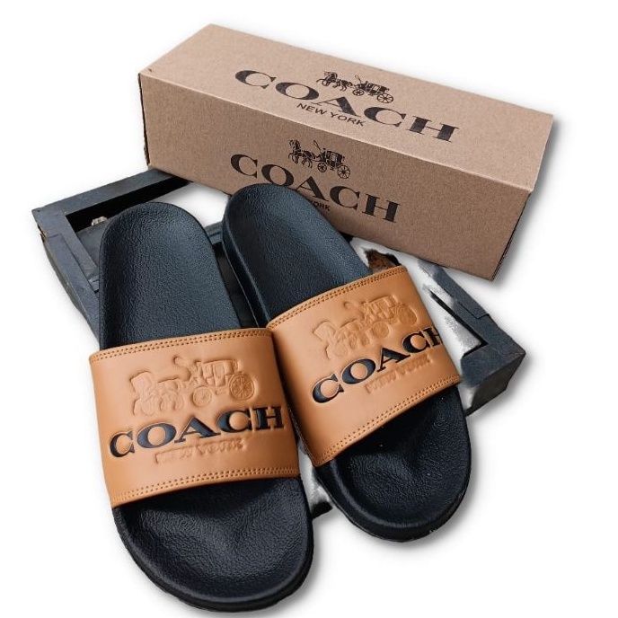 Sandal Coach New York pria. sandal selop wanita pria sandal slip on sandal slide Coach New York sand