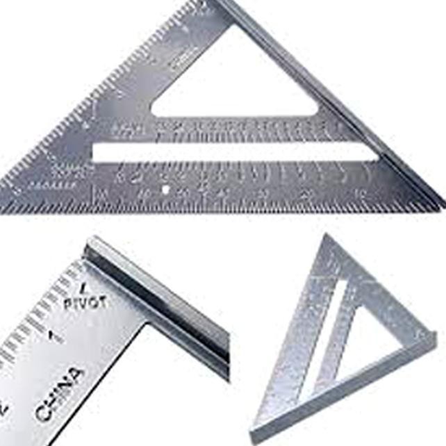 

・ I0V SPEED SQUARE PENGGARIS SEGITIGA 7 INCH ALUMUNIUM WOODWORKING Murah・
