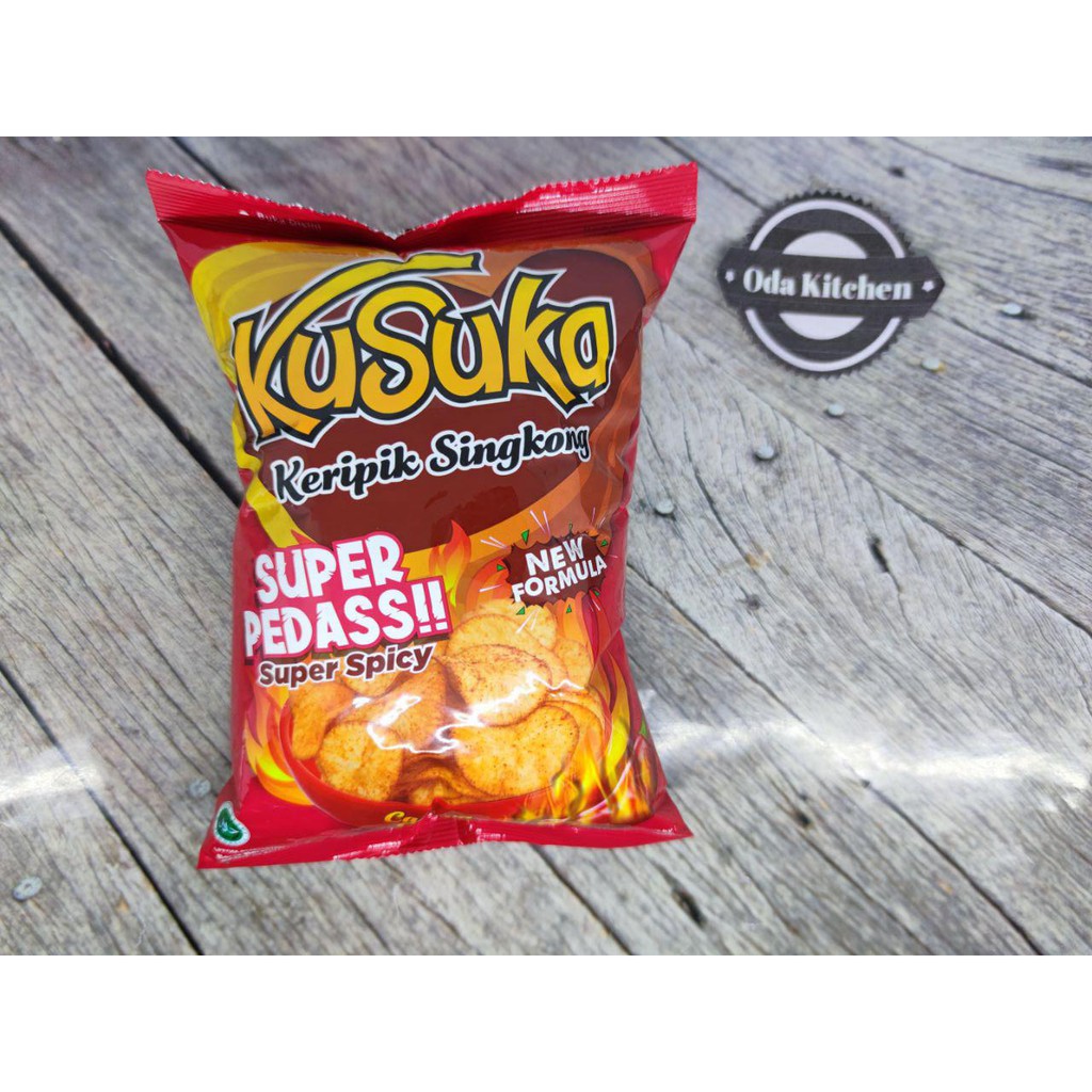 KUSUKA KERIPIK SINGKONG SUPER PEDAS 50gr