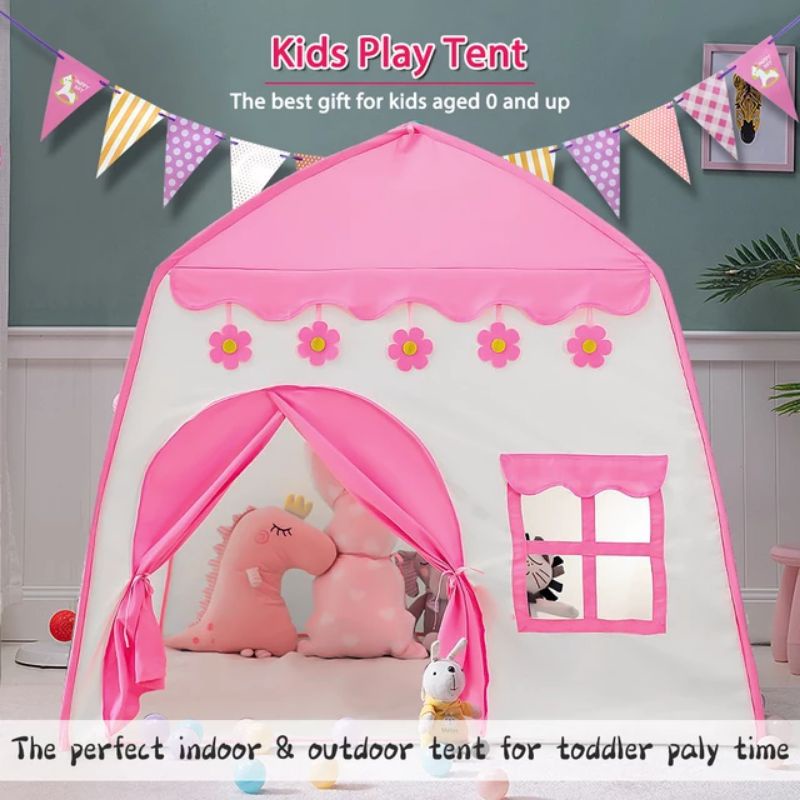 Tenda Anak Bermain Tenda Camping Kids Playhouse Indoor  Ukuran BIG  130x135x120