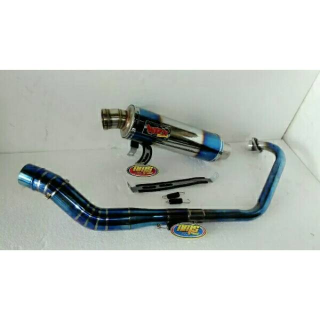 TERMURAH Knalpot wrx knalpot racing road race bluemoon satria fu r15 jupiter mx supra vega dll