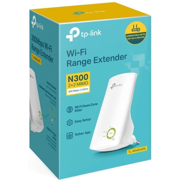 TP-Link TL-WA854RE 300Mbps 2X2 MIMO WiFi Range Extender | TPLink GARANSI RESMI