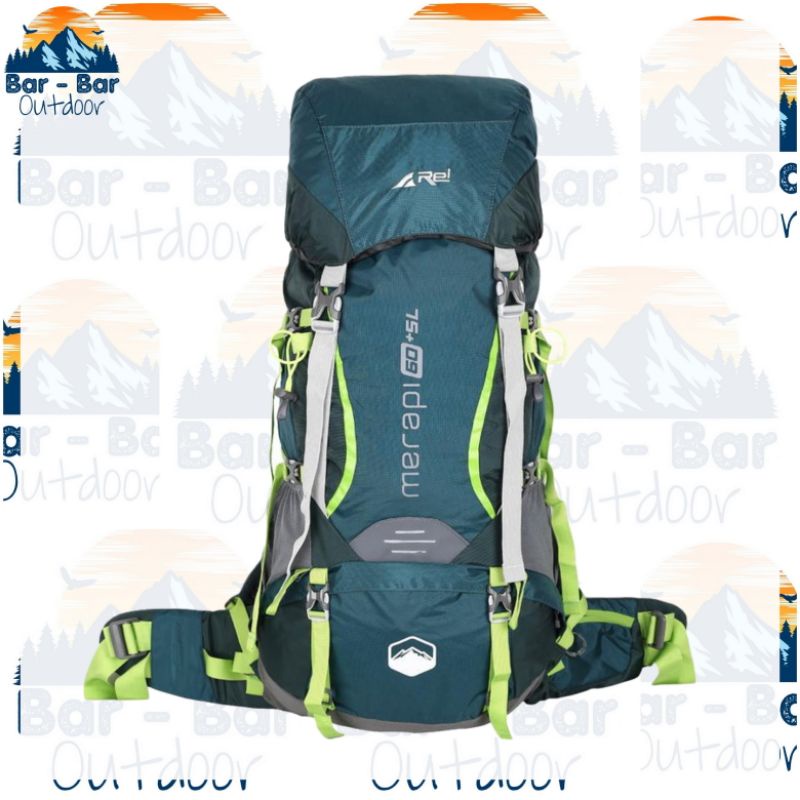 Tas Outdoor Tas Gunung Carrier Arei Rei Merapi 60+5L