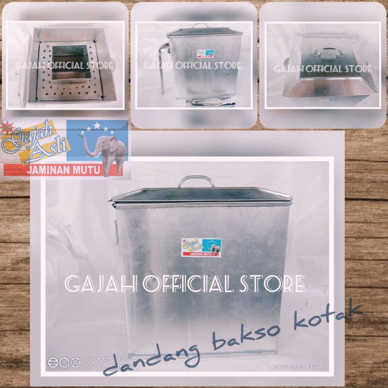 DANDANG BAKSO KOTAK ALMUNIUM TEBAL