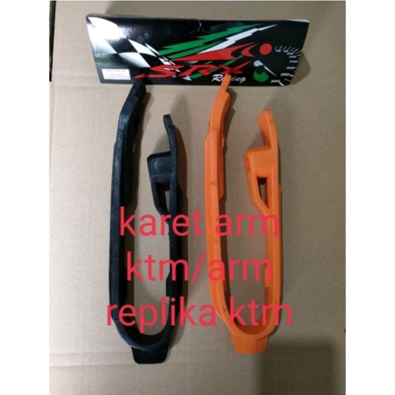 karet penahan rantai replika arm ktm / karet penahan rantai arm ktm