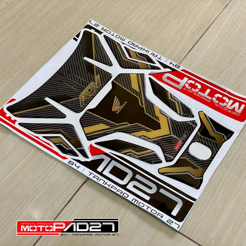 Sticker Stiker tankpad deckpad honda ADV 160 ADV 150  carbon resin premium