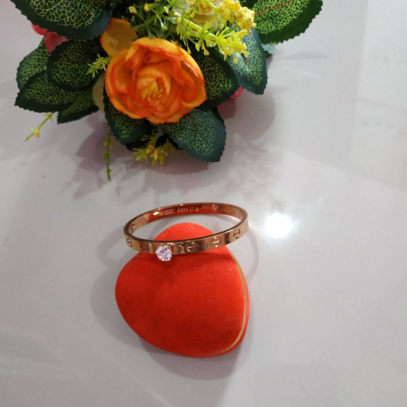 Gelang Cartier permata rosegold