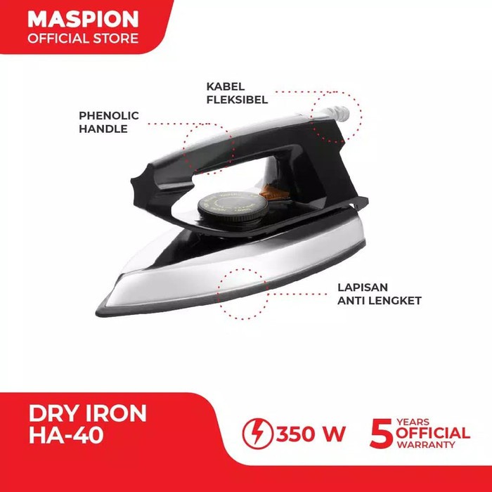 Maspion Ha-40 Setrika Listrik