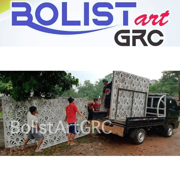 WA O8I8O7O632I4 Harga GRC Krawangan Motif Kipas    WA O8I8O7O632I4
