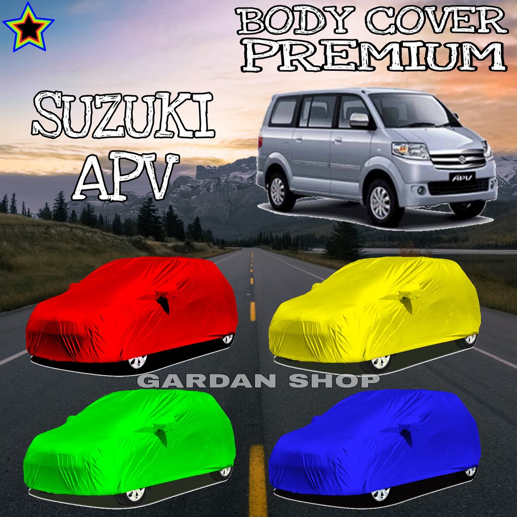 Sarung Mobil SUZUKI APV Polos WARNA Body Cover Suzuki PREMIUM