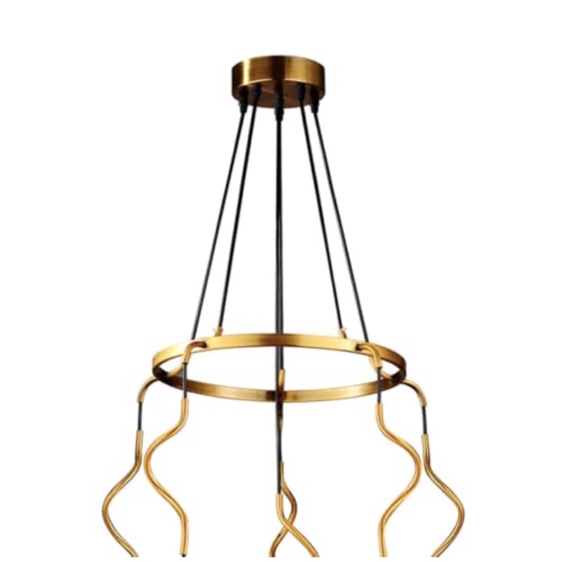 EGLARE JOLIET LAMPU GANTUNG HIAS 6L BRASS/AMBER/ACE PENDANT LAMP JOLIET 6L BRASS/AMBER/ACE LAMPU CEILING VODI/ LAMPU RUANG TAMU/LAMPU RUANG MAKAN/LAMPU AULA/LOBBY MEWAH