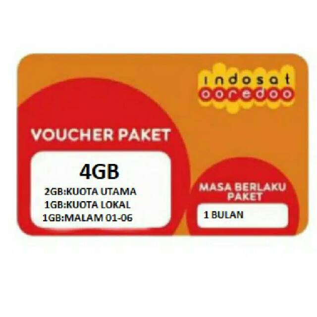 Voucher Freedom 4GB & 8GB Indosat