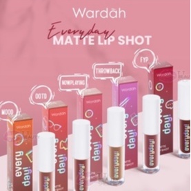 ❣️Rakkistore99❣️ WARDAH EveryDay ! Matte Lip Shot - Lip Cream