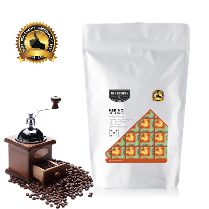 

KOPI BIJI ARABIKA KERINCI WINE 100GR NORTHSIDER COFFEE - kkp2099