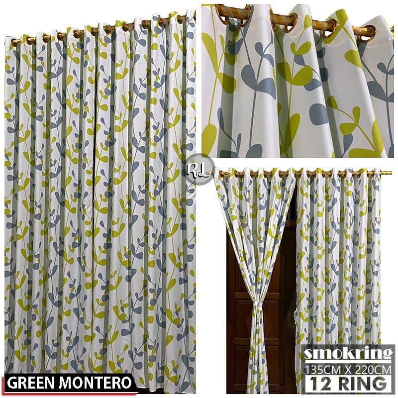 Grosir Gorden Smokering Besar Murah 12 Lubang Motif Green Montero