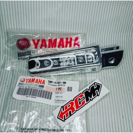 FOOTSTEP INJAKAN KAKI DEPAN KANAN SCORPIO VIXION LAMA OLD OVI NVL NEW ORI YAMAHA 5BP-F7461-00