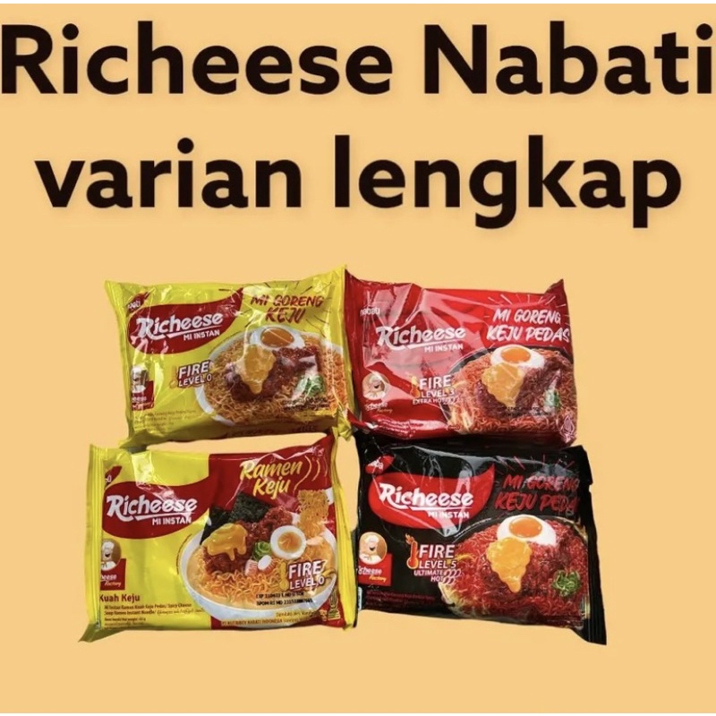 

LANGSUNG KIRIM MI RICHEESE LV 1-3 MI GORENG VIRAL