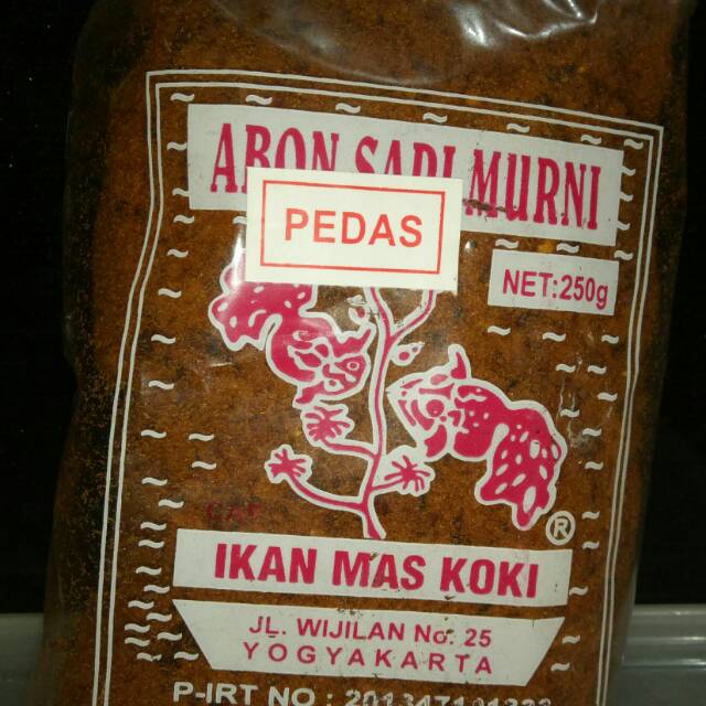 

Abon sapi murni cap ikan mas koki 250gr