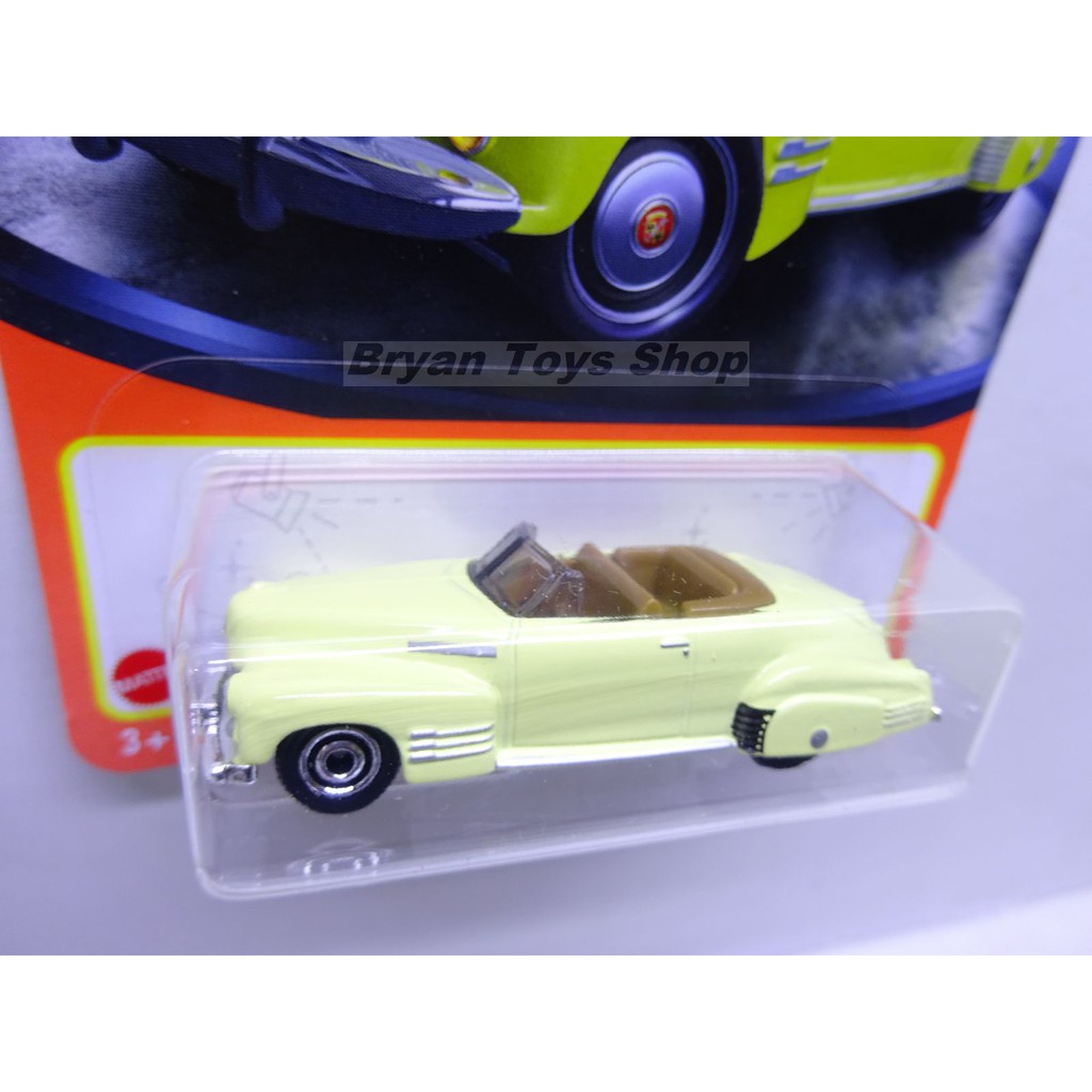 Matchbox 1941 Cadillac Series 62 Convertible Coupe Kuning