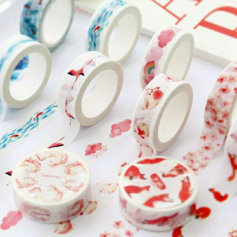 

washi tape untuk dekorasi scrapbook