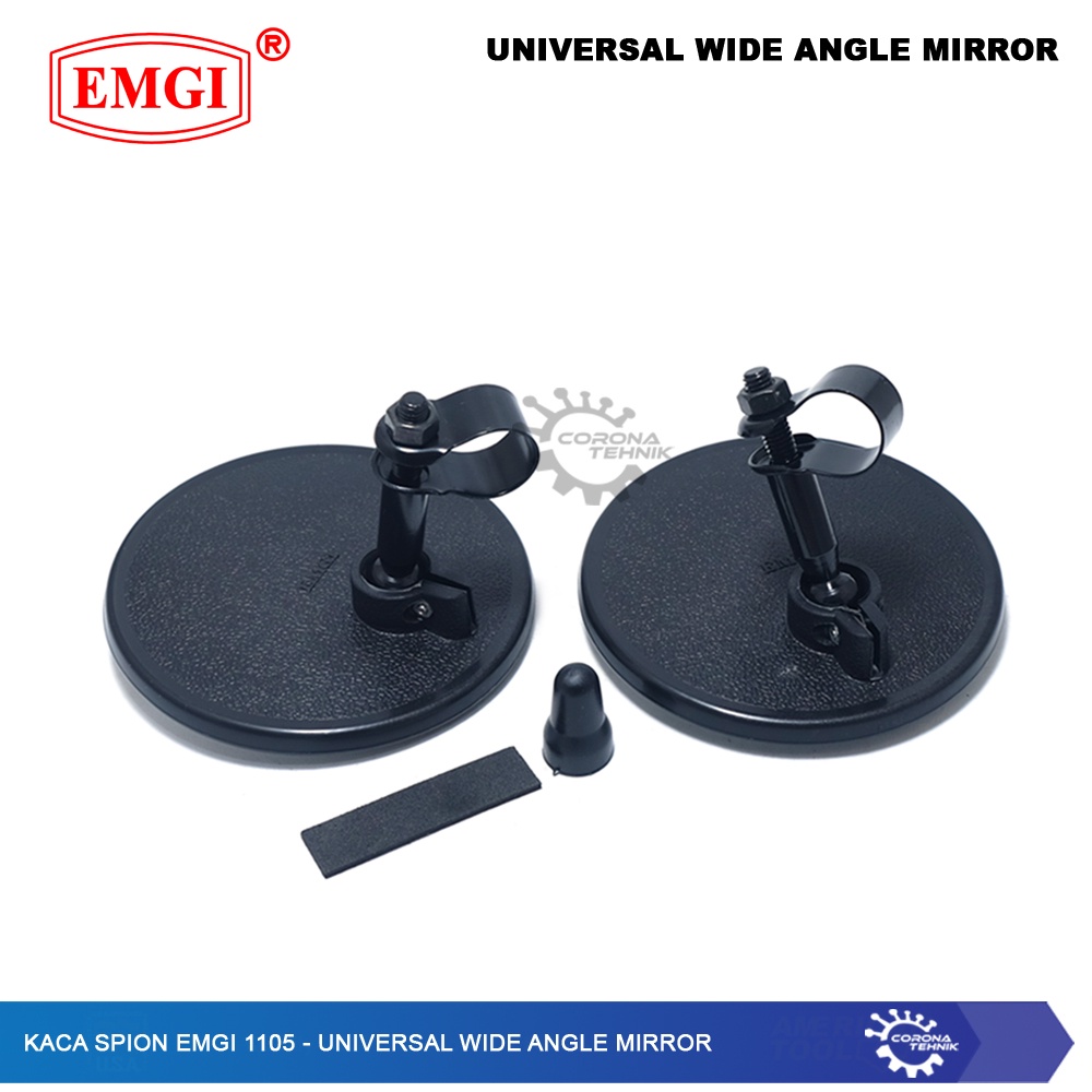 EMGI 1105  - Kaca Spion - Universal Wide Angle Mirror - Cembung - 5 Inch