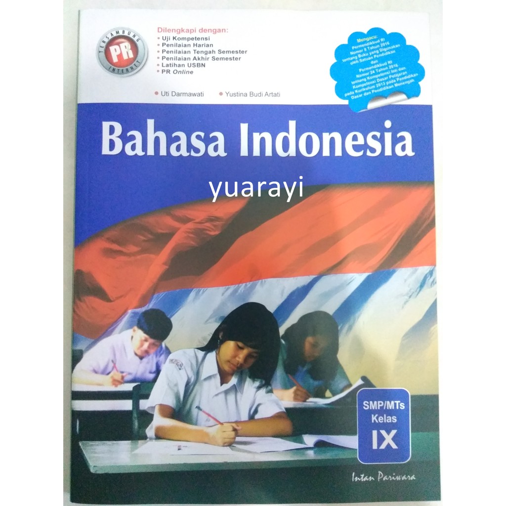 Lks Pr Bahasa Indonesia 9 Tahunan K13 Intan Pariwara Shopee Indonesia