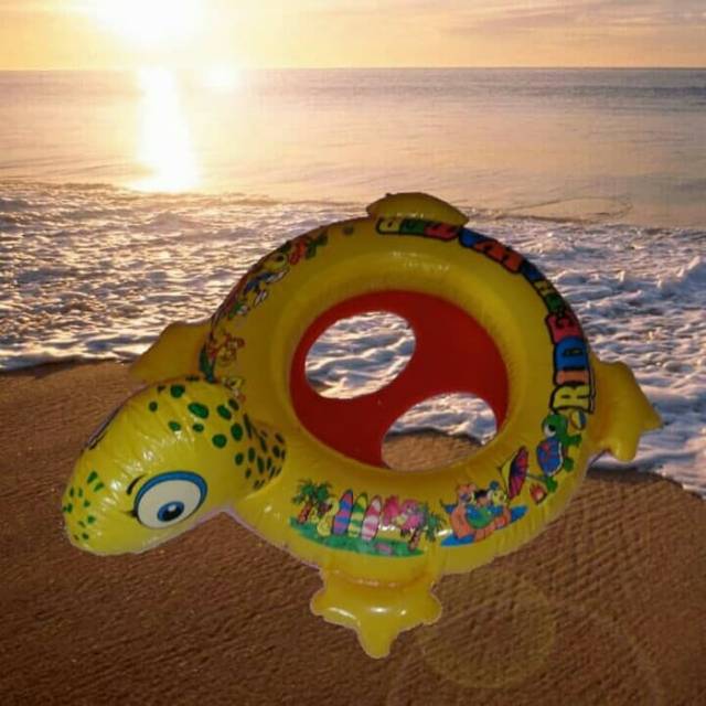 PELAMPUNG RENANG ANAK BAYI BAN KARET MODEL BEBEK DAN KURA KURA